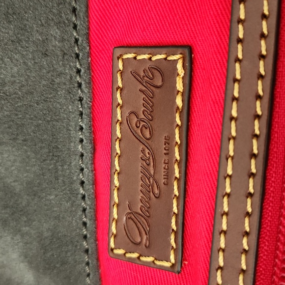 Dooney & Bourke Hunter Green Suede and Leather tote - Picture 10 of 16